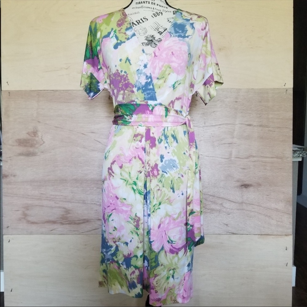 BCBG Maxazria Avery Pink Multicolor Dress